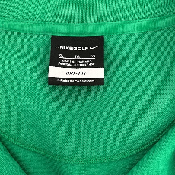 green nike collared shirt size xl - Picture 2 of 3